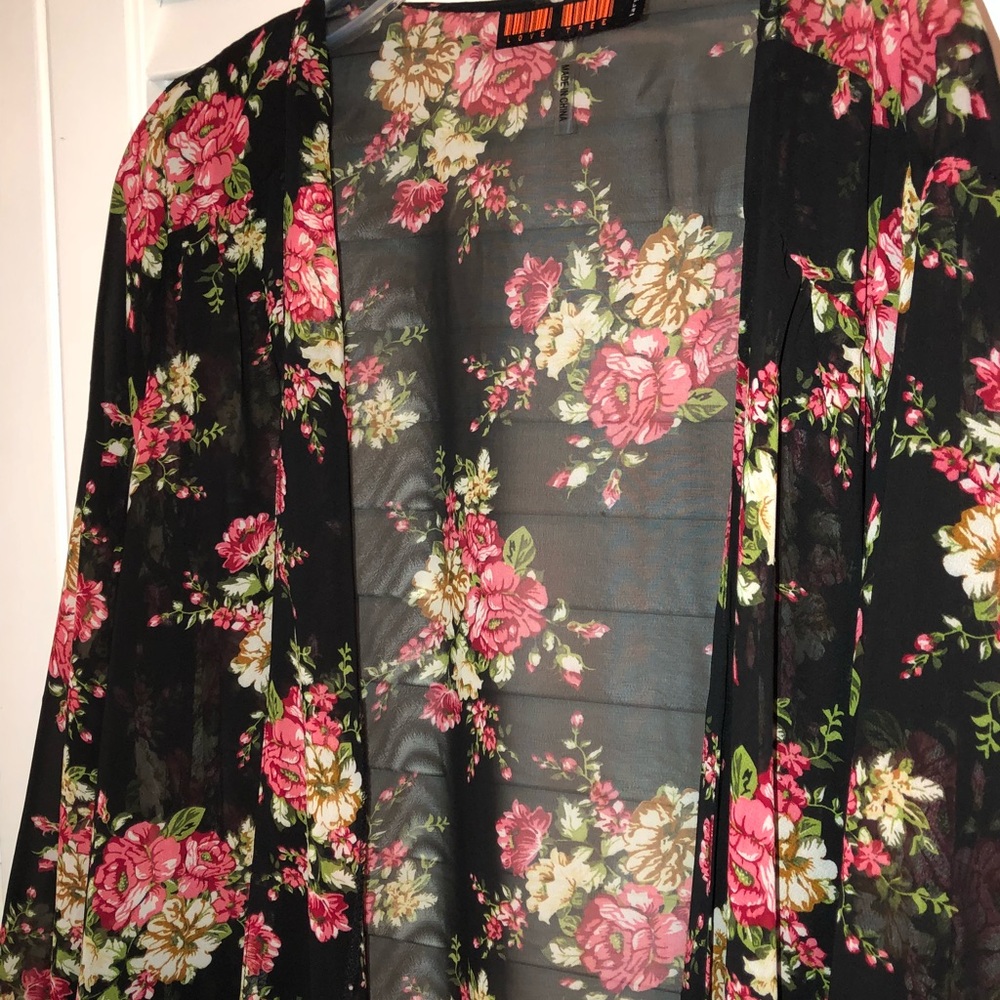 Floral kimono/duster